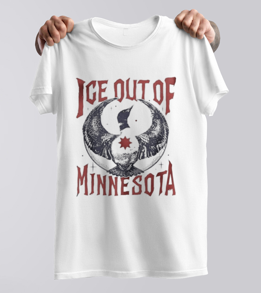 Ice Out Of Minnesota Loon T-Shirt