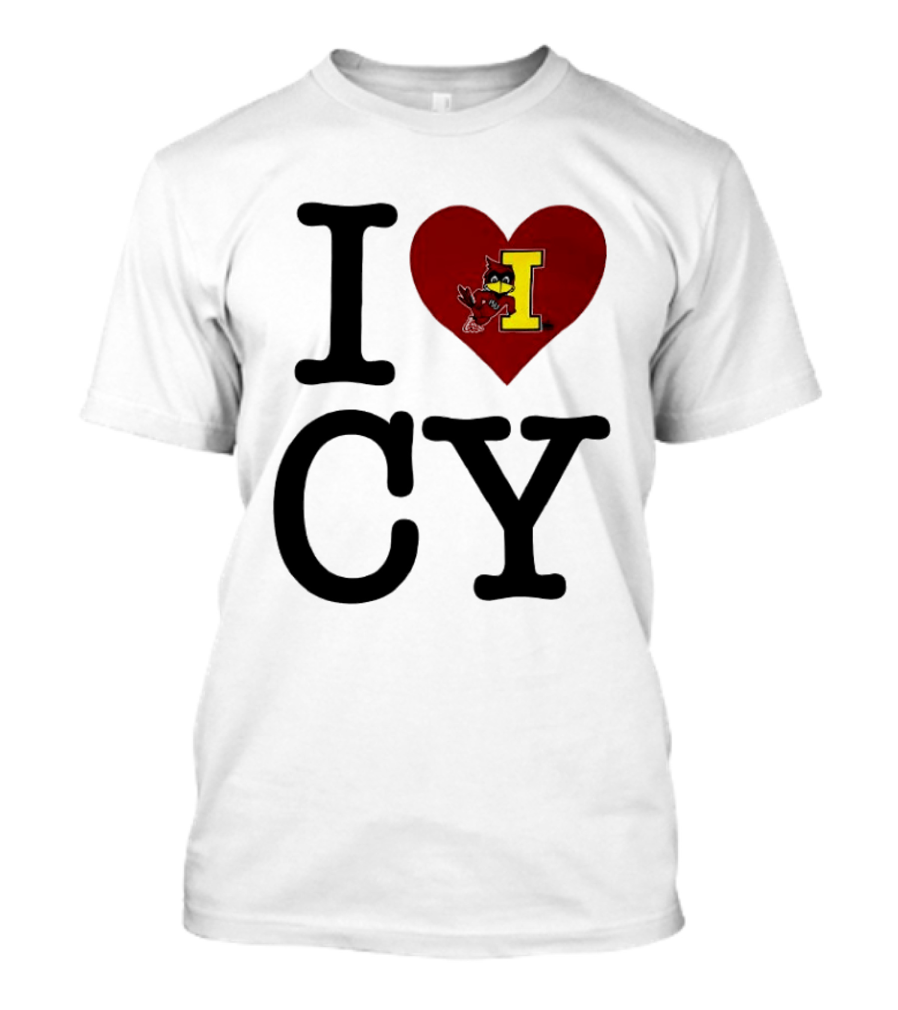 Iowa State Cyclones I Heart CY T-Shirt