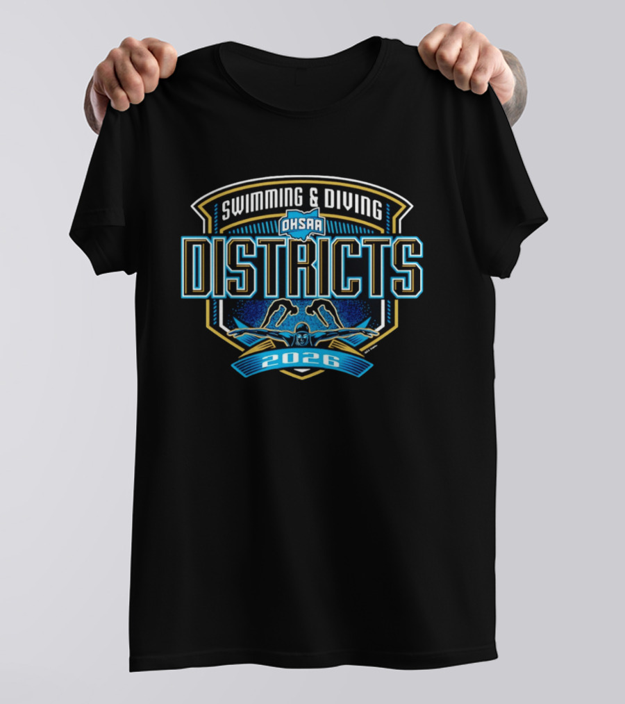 2026 OHSAA Swimming & Diving Districts Event T-Shirt