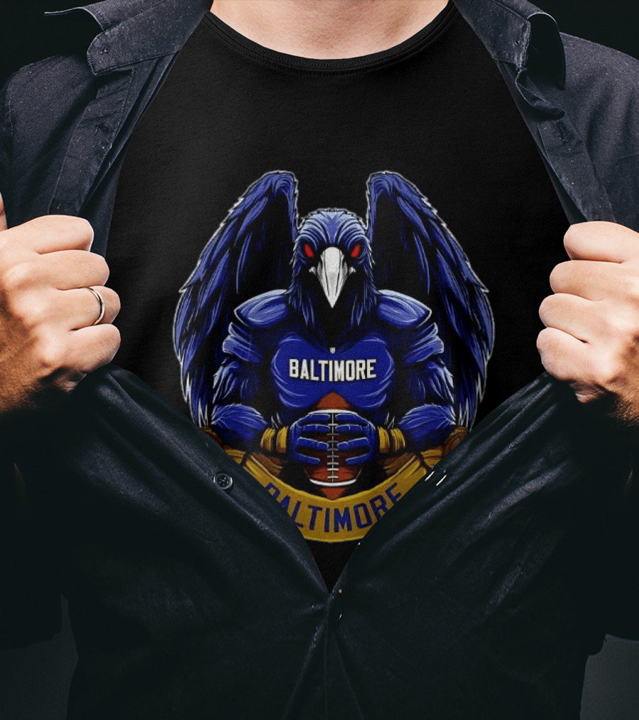 Baltimore Ravens Football Raven T-Shirt