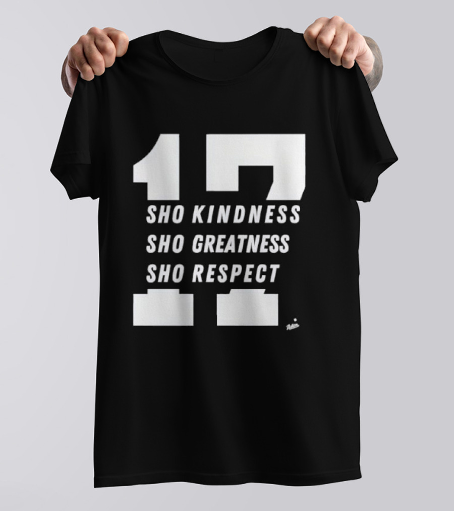 Shohei Ohtani Kindness Greatness Respect Number 17 T-Shirt