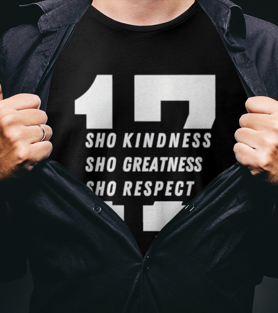 Shohei Ohtani Kindness Greatness Respect Number 17 T-Shirt