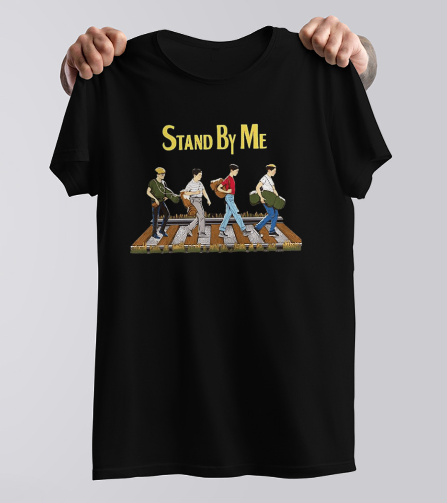 Stand By Me 1986 The Body Cross The Railroad Tracks Scene T-Shirt