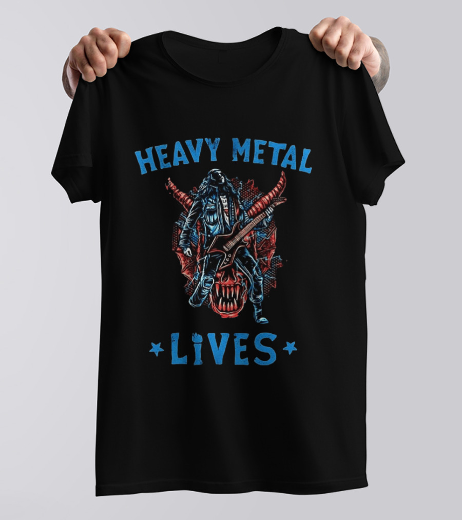 Heavy Metal Lives Guitarist Demon T-Shirt