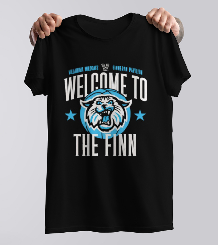 Villanova Wildcats Welcome To Finneran Pavilion The Finn T-Shirt