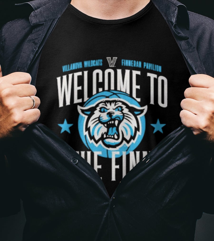 Villanova Wildcats Welcome To Finneran Pavilion The Finn T-Shirt