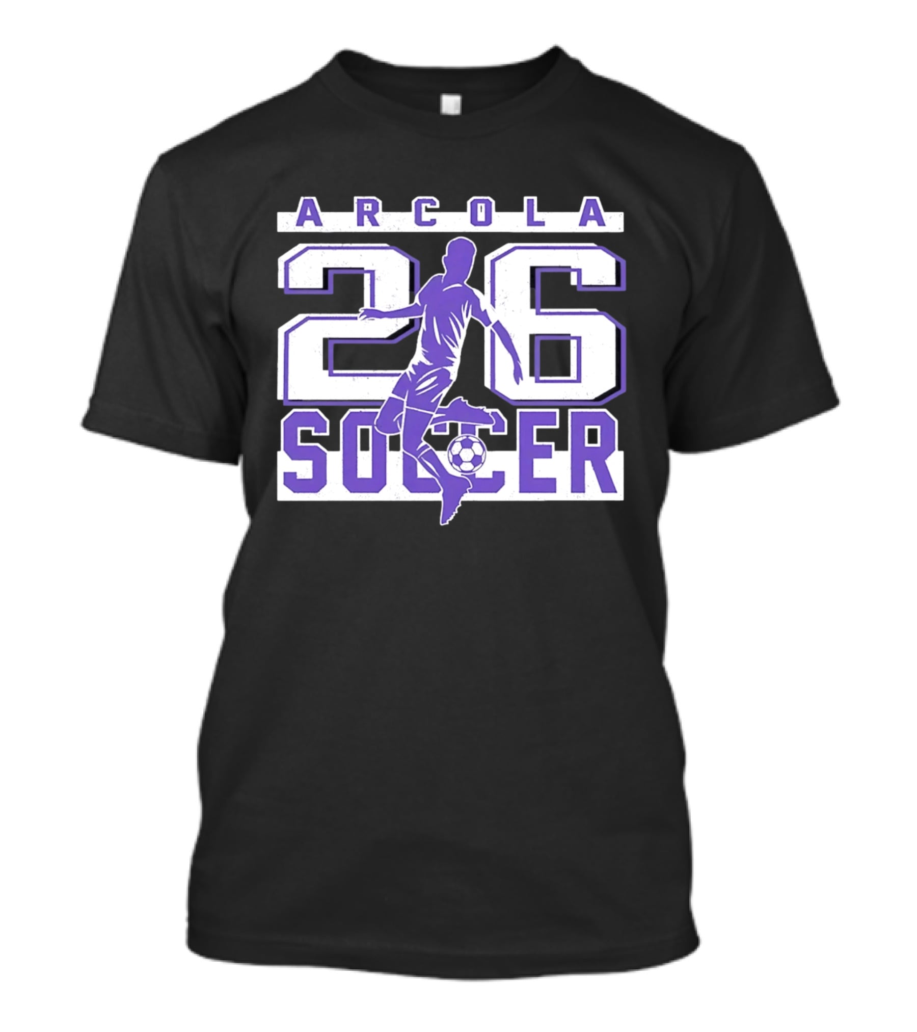 Arcola 26 Soccer Purple Riders 2026 T-Shirt