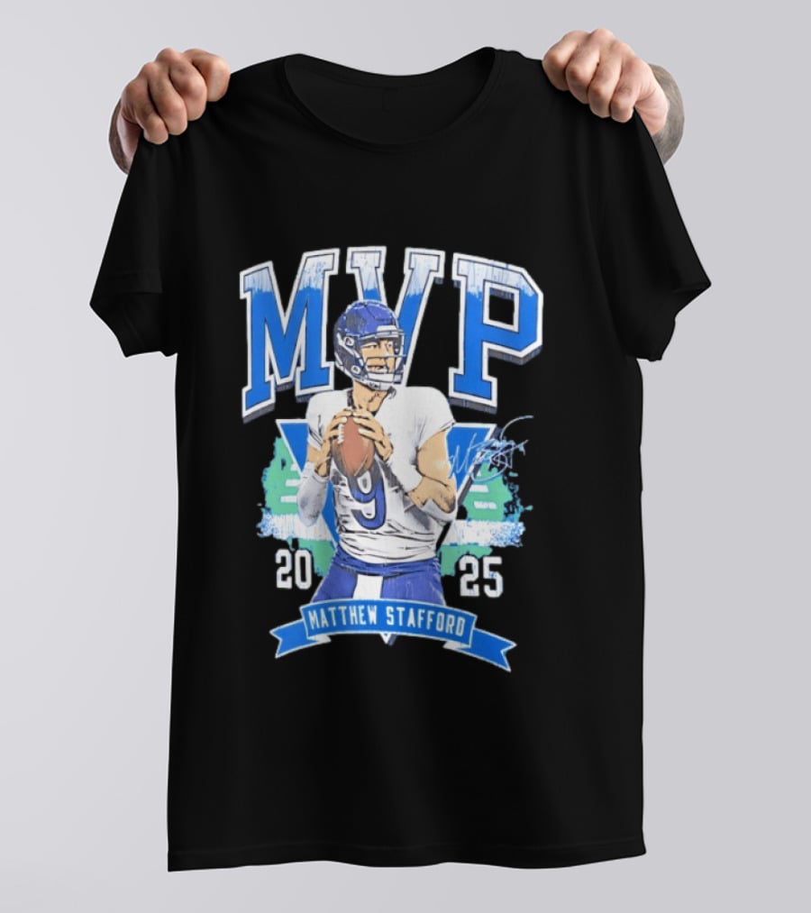 Matthew Stafford MVP 2025 Los Angeles Rams T-Shirt