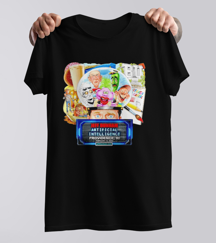 Jeff Dunham Artificial Intelligence Providence RI February 12 2026 T-Shirt