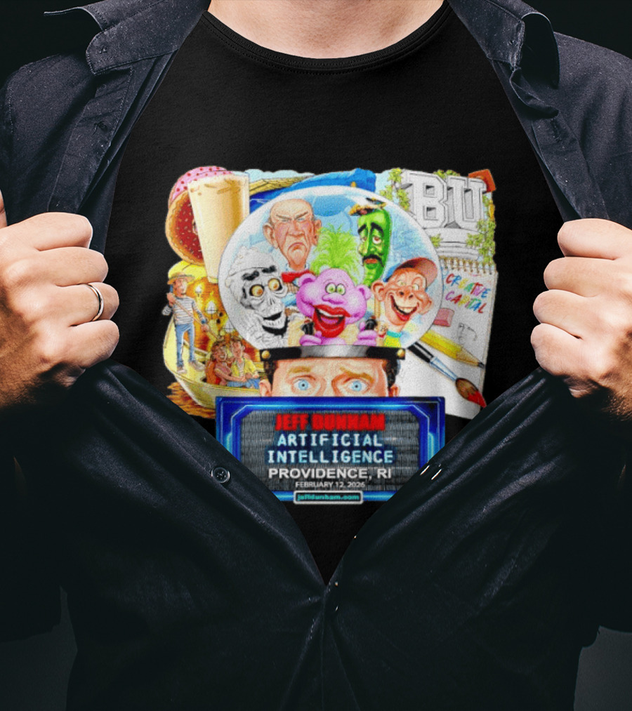 Jeff Dunham Artificial Intelligence Providence RI February 12 2026 T-Shirt