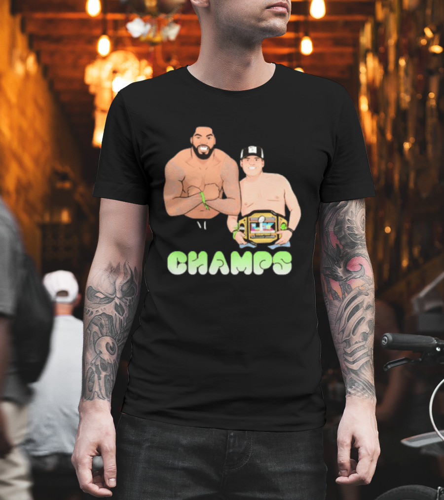 JS And Leo Celebrate Seattle Champs With Belt Champs T-Shirt