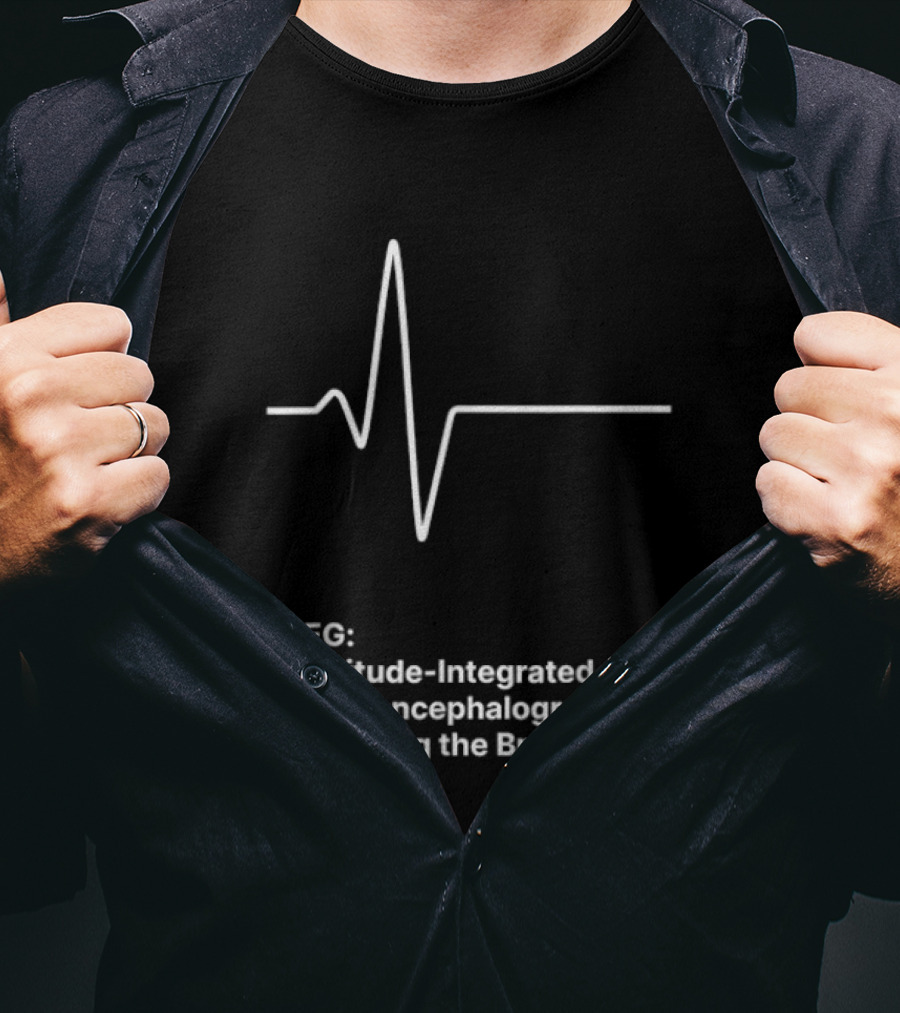 EEEG Amplitude Integrated Electroencephalography Monitoring The Brain T-Shirt