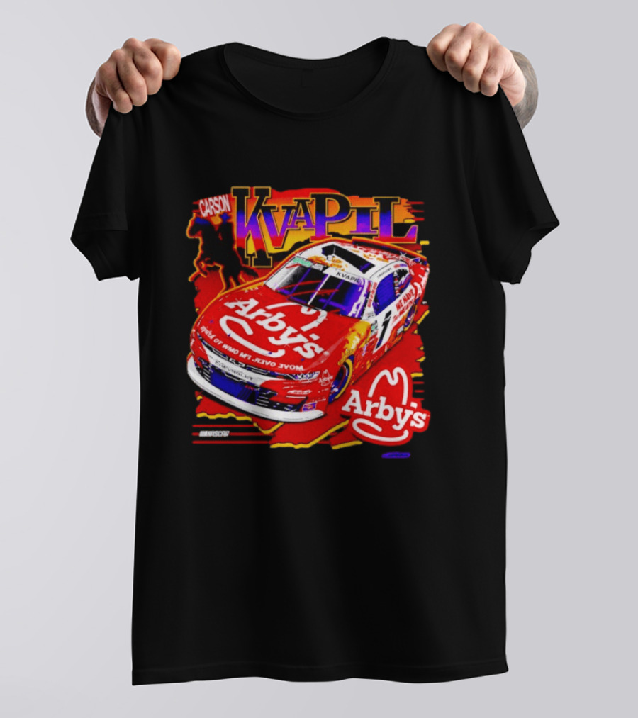 Carson Kvapil Arby's NASCAR Racing Car T-Shirt