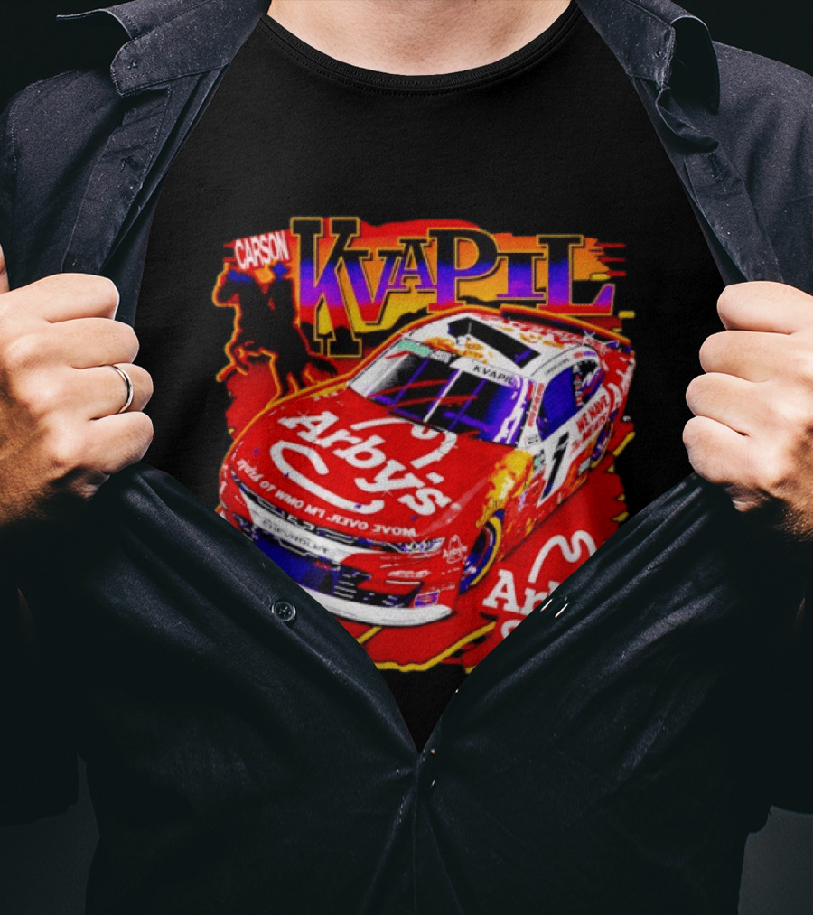 Carson Kvapil Arby's NASCAR Racing Car T-Shirt