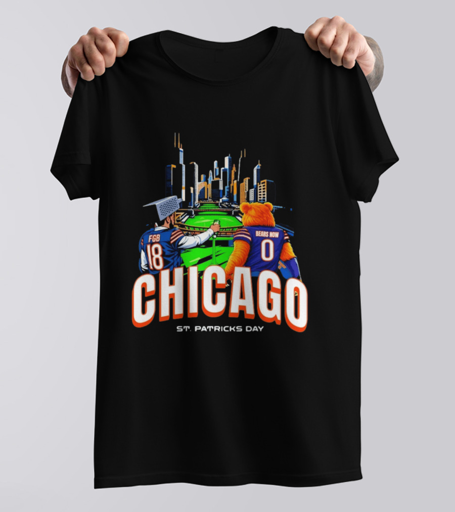Chicago Bears St. Patricks Day Green River FGB Bears Now T-Shirt