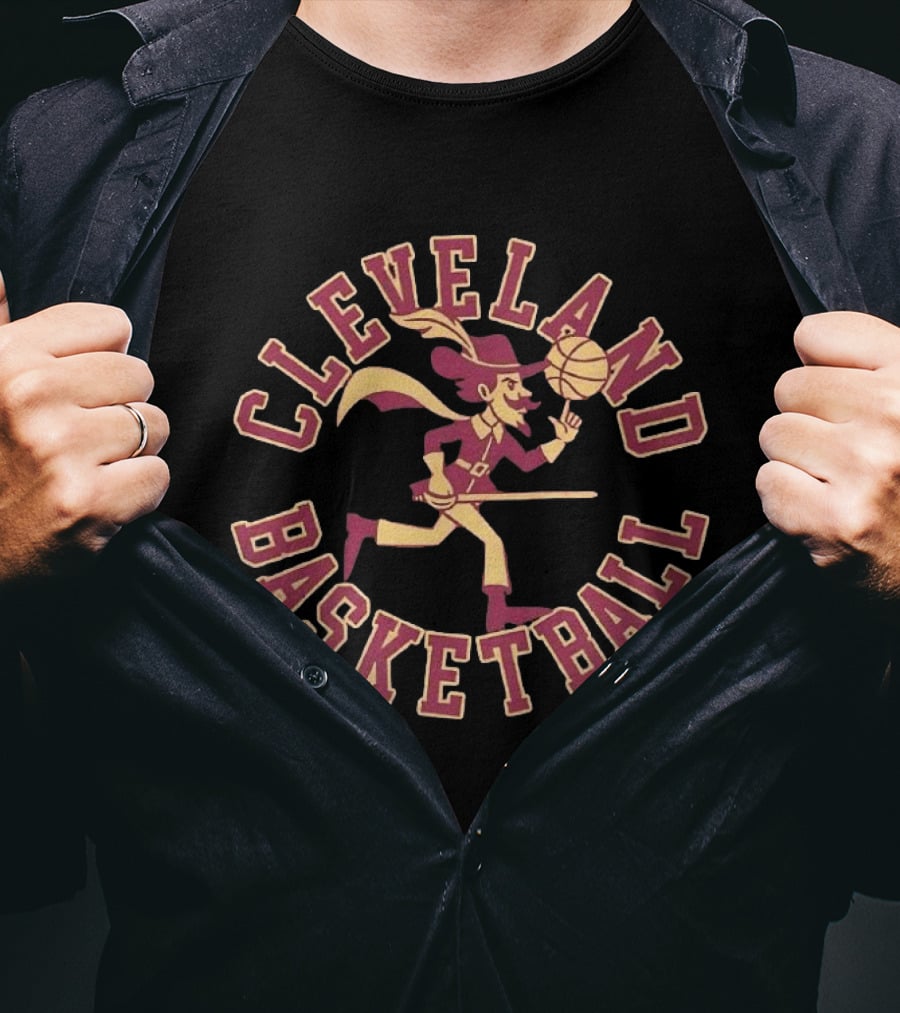 Cleveland Cavaliers Sir CC Basketball T-Shirt