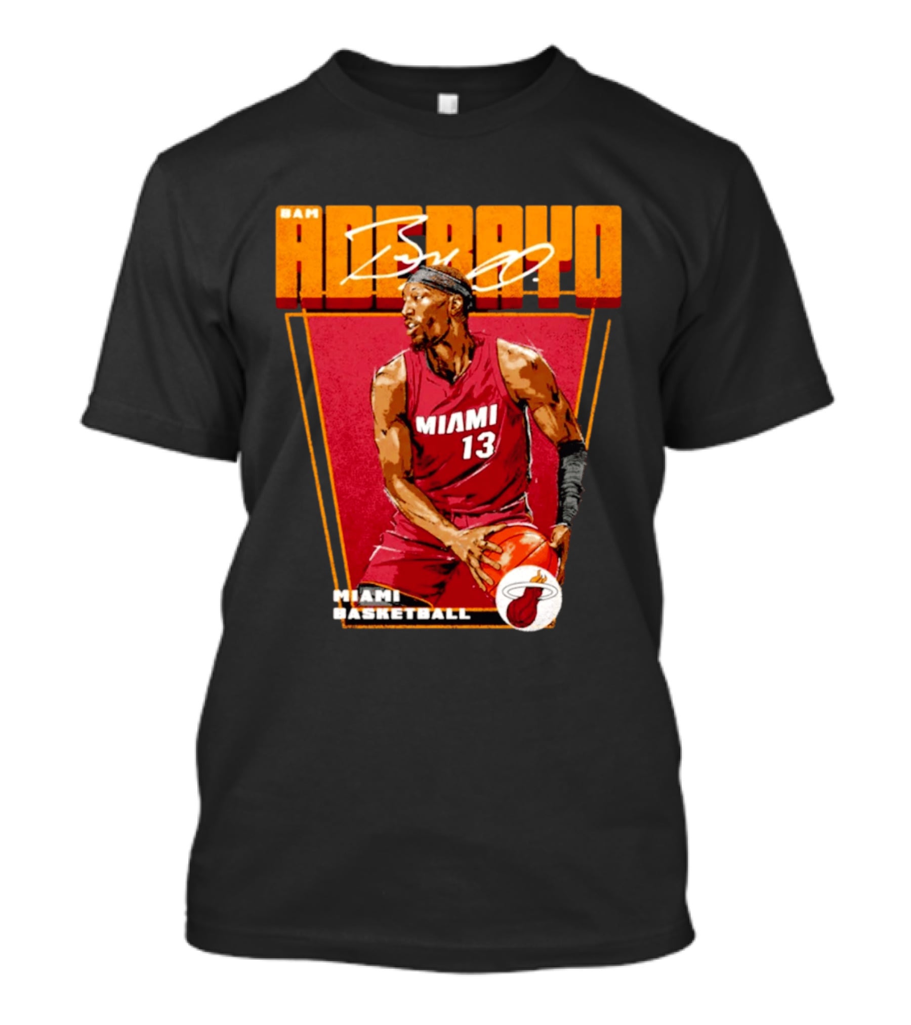 Bam Adebayo Miami 13 Basketball Heat T-Shirt
