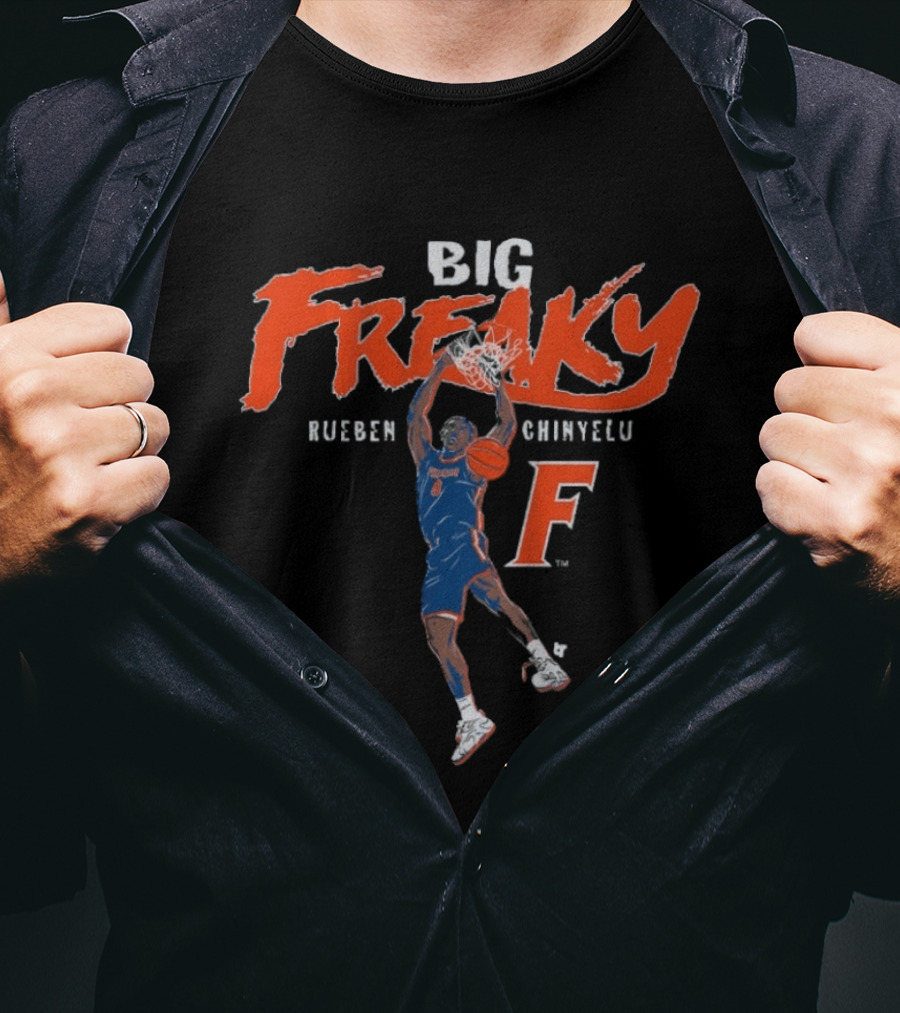 Rueben Chinyelu Big Freaky Florida Basketball T-Shirt