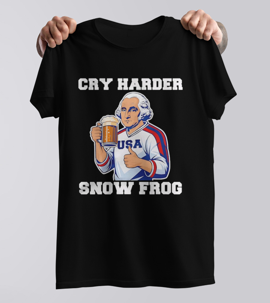 Cry Harder USA Player Snow Frog T-Shirt