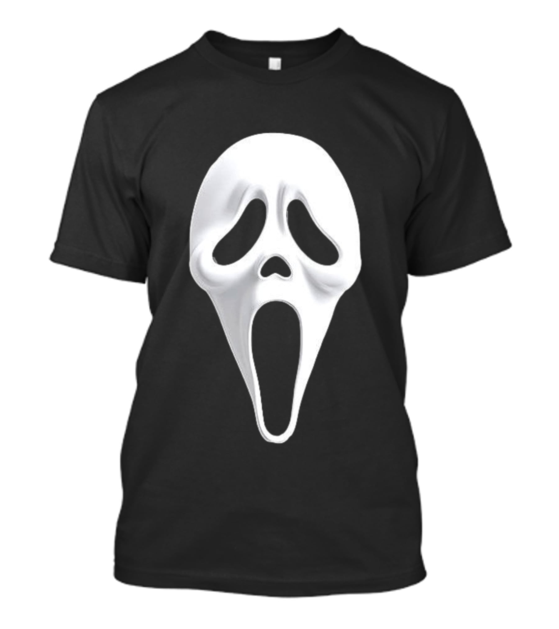 Ghost Face Scream Mask Iconic Horror Villain T-Shirt