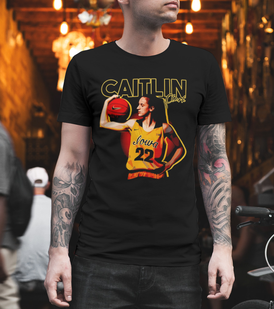 Caitlin Clark Iowa Basketball 22 Nike T-Shirt