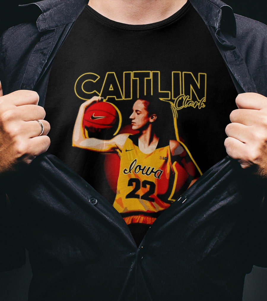 Caitlin Clark Iowa Basketball 22 Nike T-Shirt