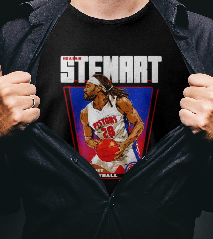 Isaiah Stewart Detroit Pistons Basketball 28 T-Shirt
