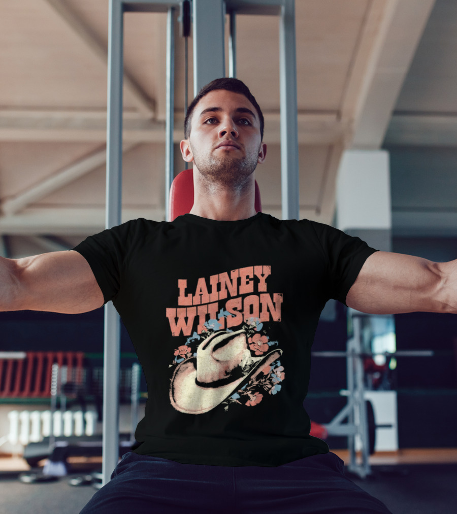 Lainey Wilson Country Music Western Hat Floral T-Shirt
