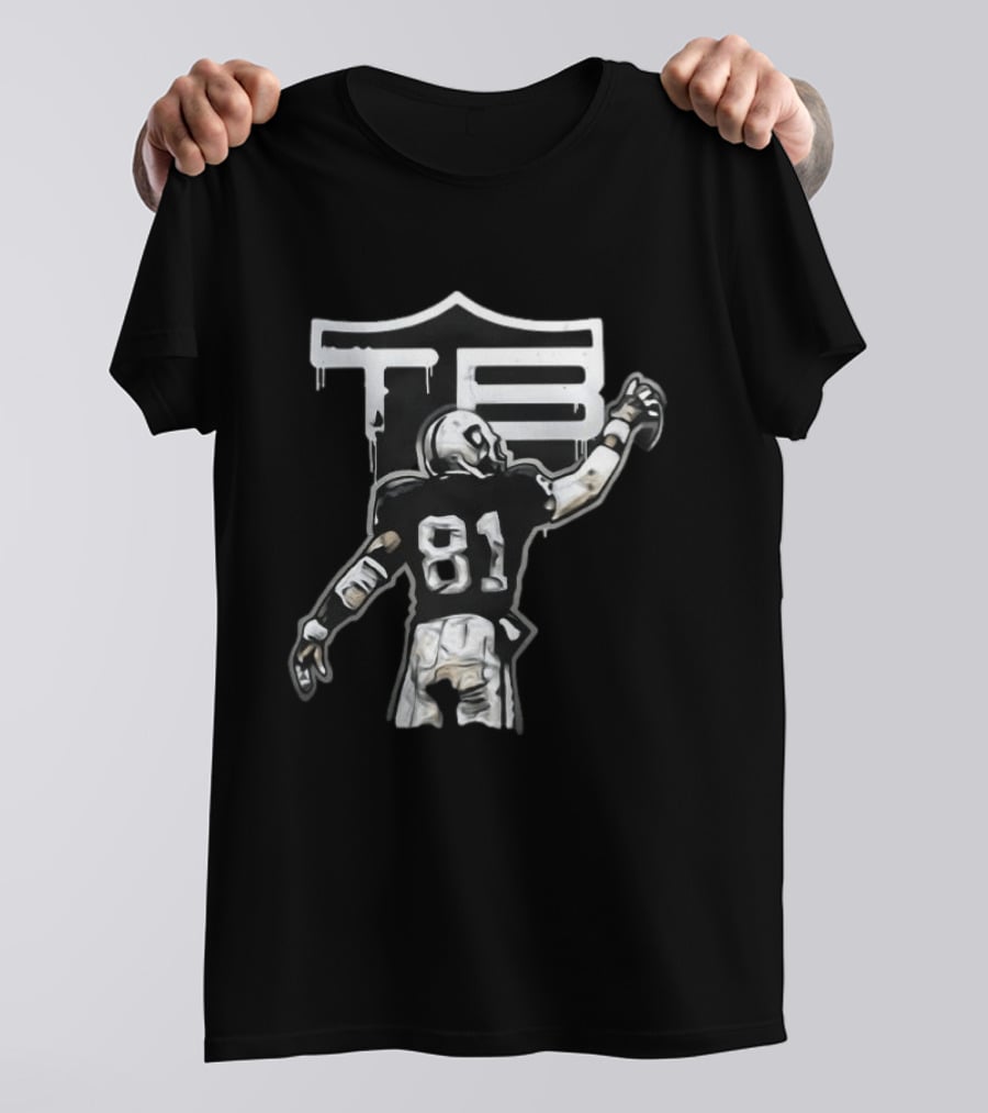 Las Vegas Raiders Mr. R8R 81 TB Football T-Shirt
