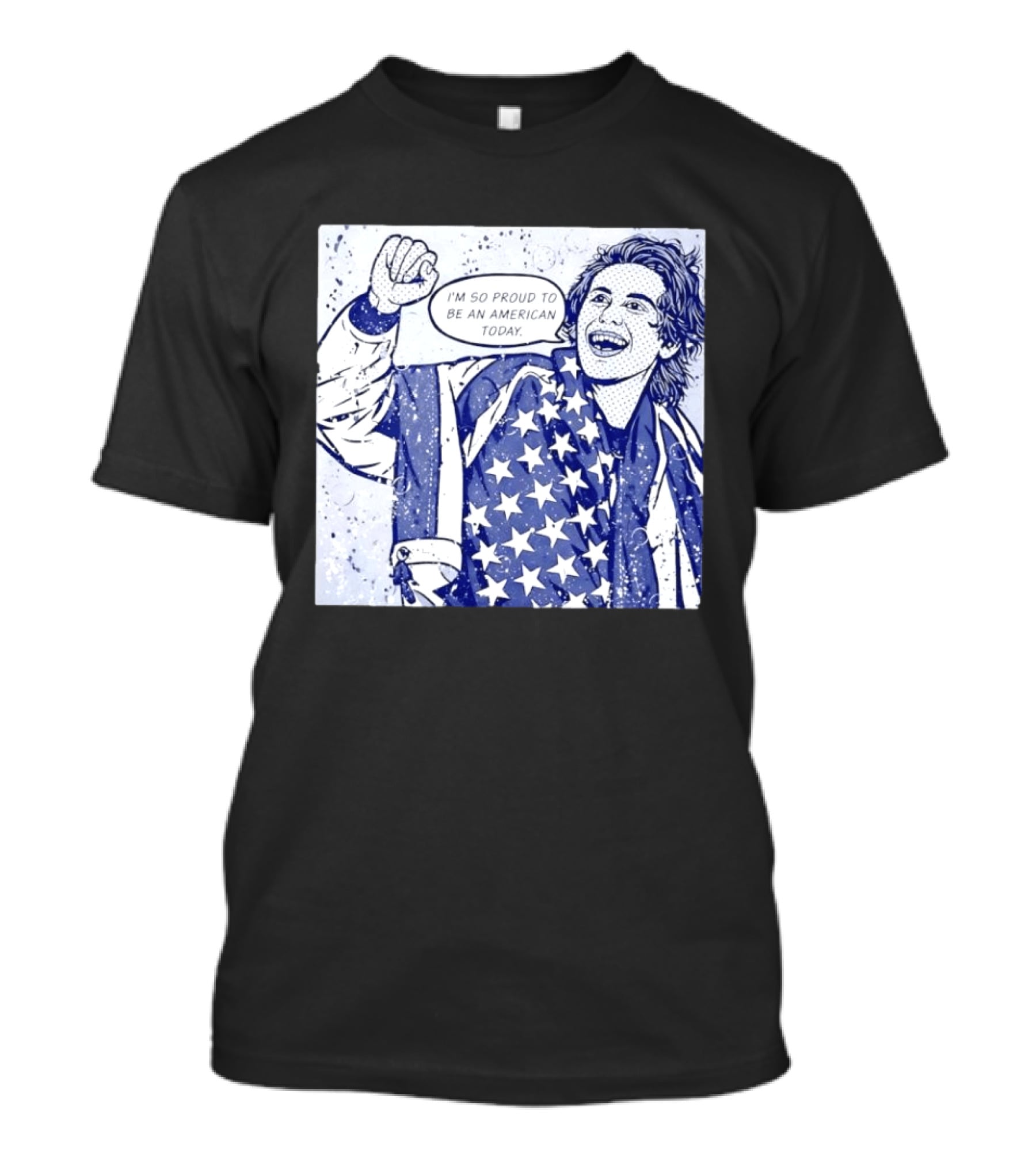 Jack Hughes USA I'm So Proud To Be An American Today T-Shirt