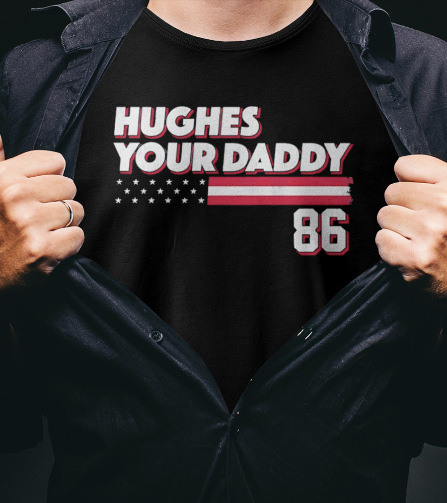 Hughes Your Daddy 86 Stars And Stripes T-Shirt