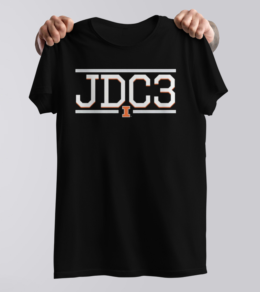 Illinois Fighting Illini JDC3 Jake Davis Corner 3 T-Shirt