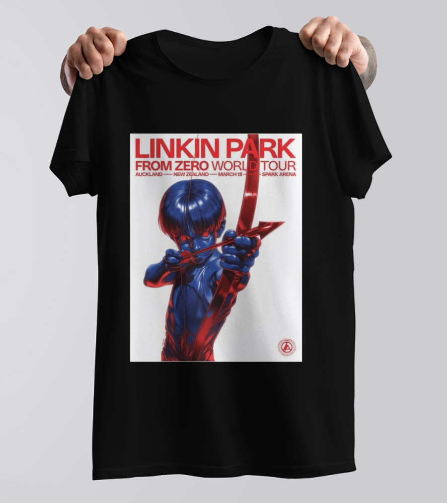 Linkin Park From Zero World Tour Auckland New Zealand 2026 March 18 Spark Arena T-Shirt