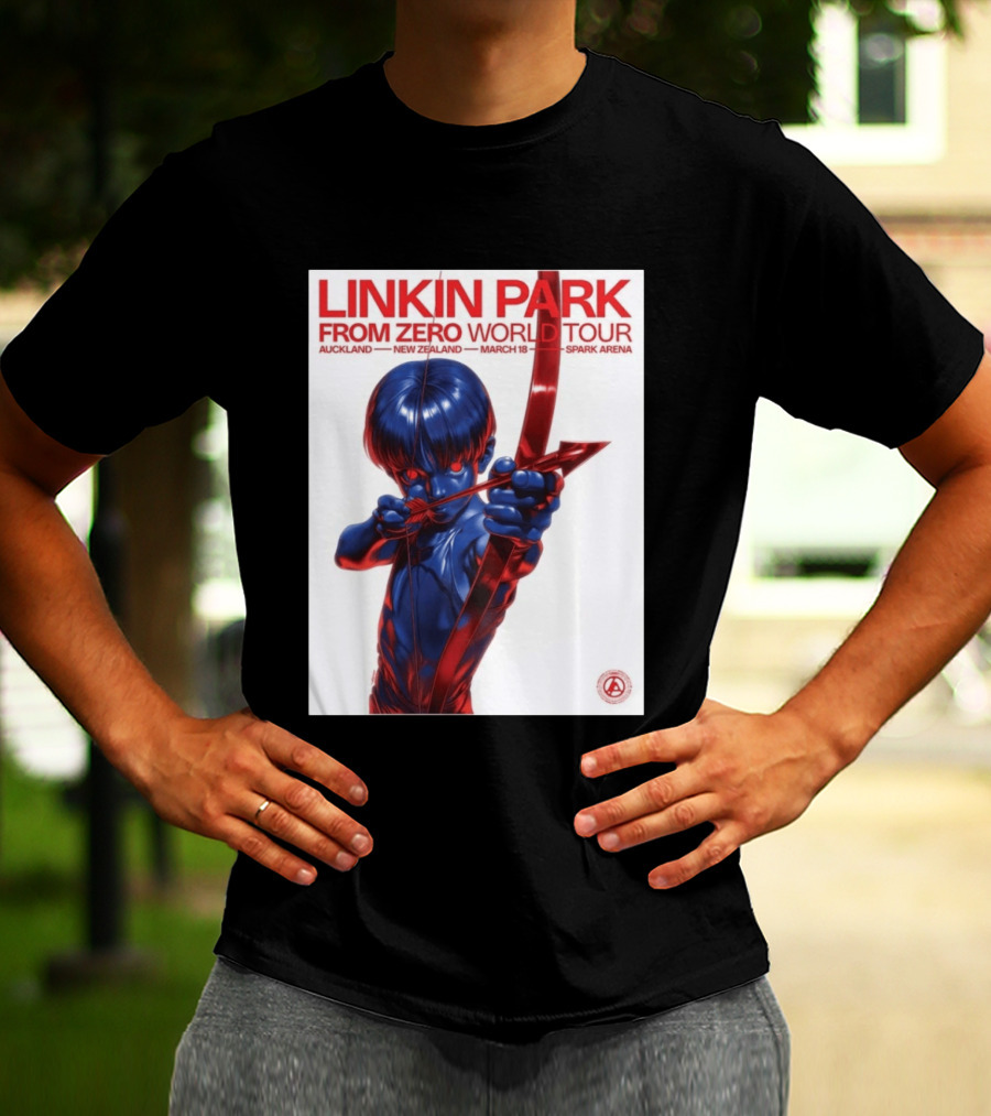 Linkin Park From Zero World Tour Auckland New Zealand 2026 March 18 Spark Arena T-Shirt