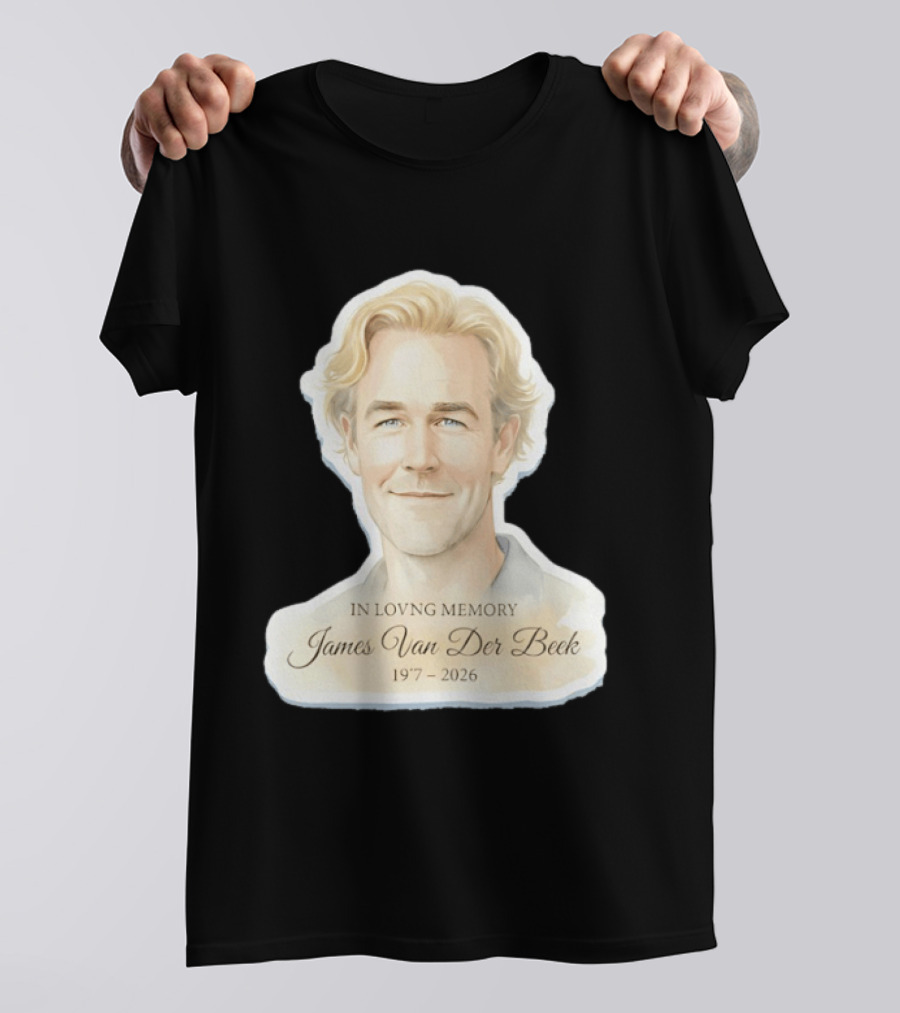 James Van Der Beek In Loving Memory 1977 2026 T-Shirt