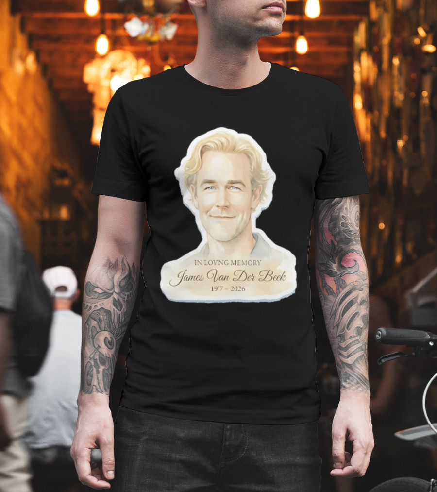 James Van Der Beek In Loving Memory 1977 2026 T-Shirt