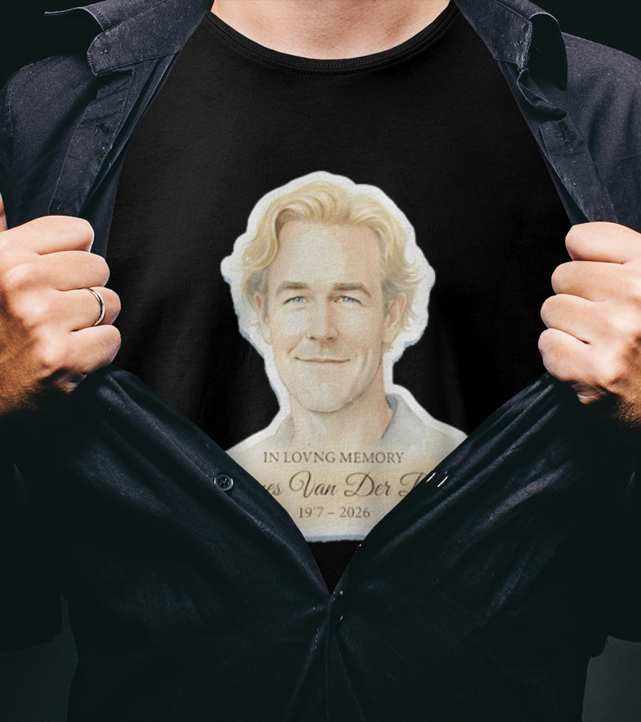 James Van Der Beek In Loving Memory 1977 2026 T-Shirt