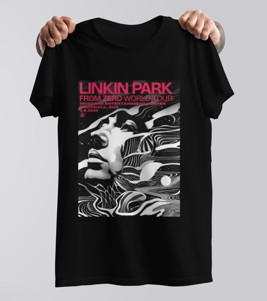 Linkin Park From Zero World Tour Brisbane Entertainment Center Boondall Australia March 3 2026 T-Shirt