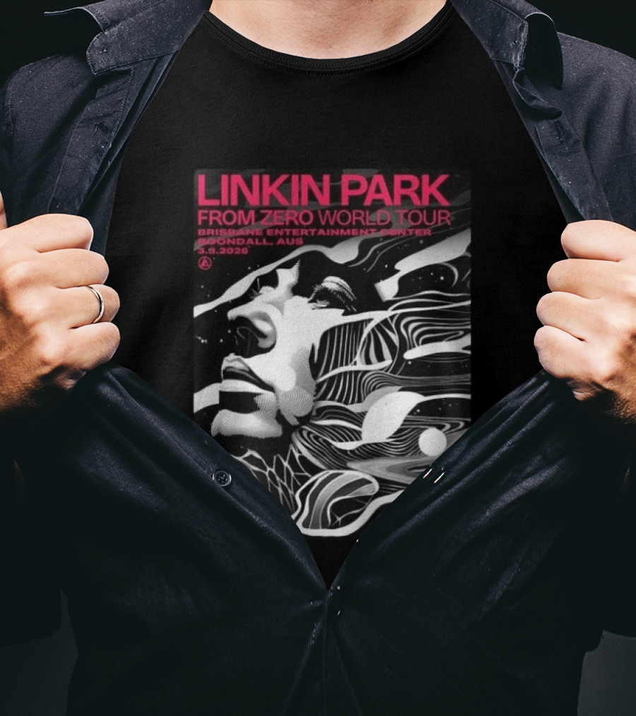 Linkin Park From Zero World Tour Brisbane Entertainment Center Boondall Australia March 3 2026 T-Shirt