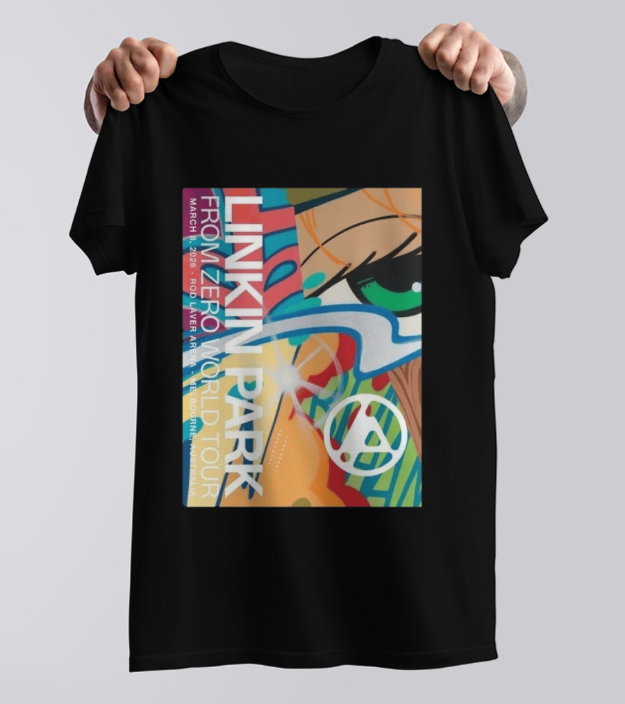 Linkin Park From Zero World Tour Rod Laver Arena Melbourne Australia March 8 2026 T-Shirt