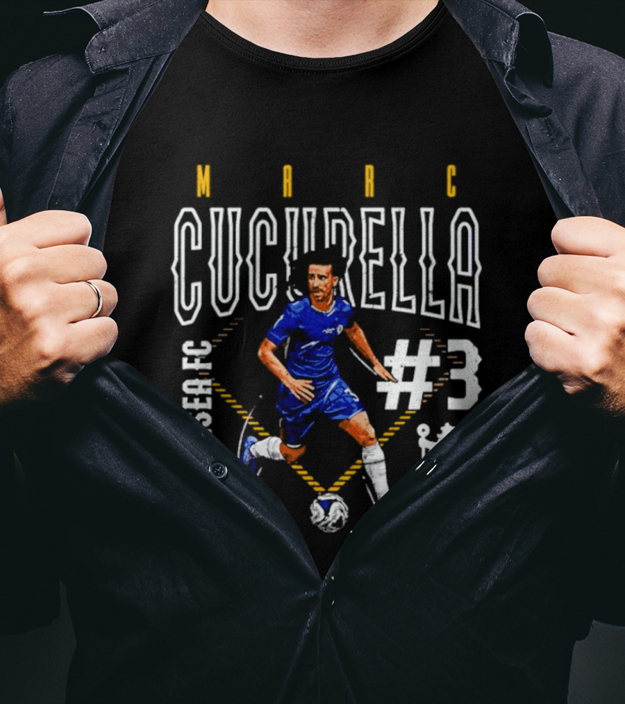 Marc Cucurella Chelsea FC #3 Player T-Shirt