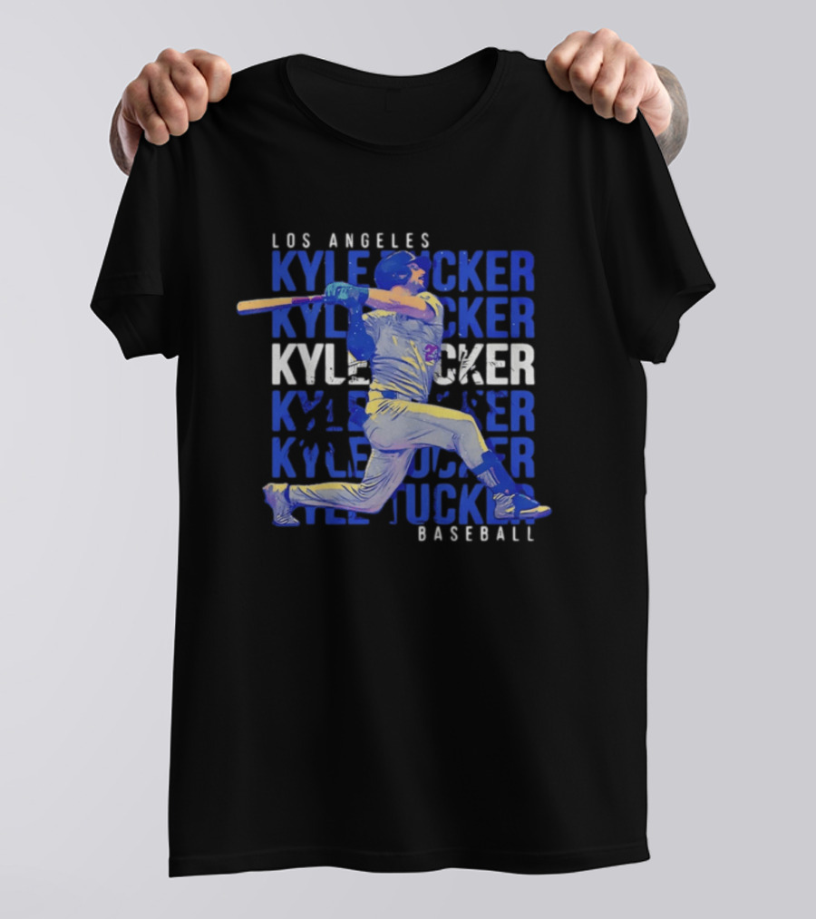 Los Angeles Kyle Tucker Baseball Dodgers Name Repeat T-Shirt