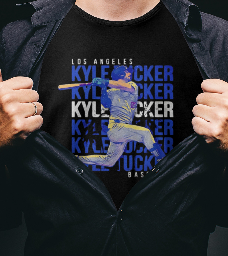 Los Angeles Kyle Tucker Baseball Dodgers Name Repeat T-Shirt
