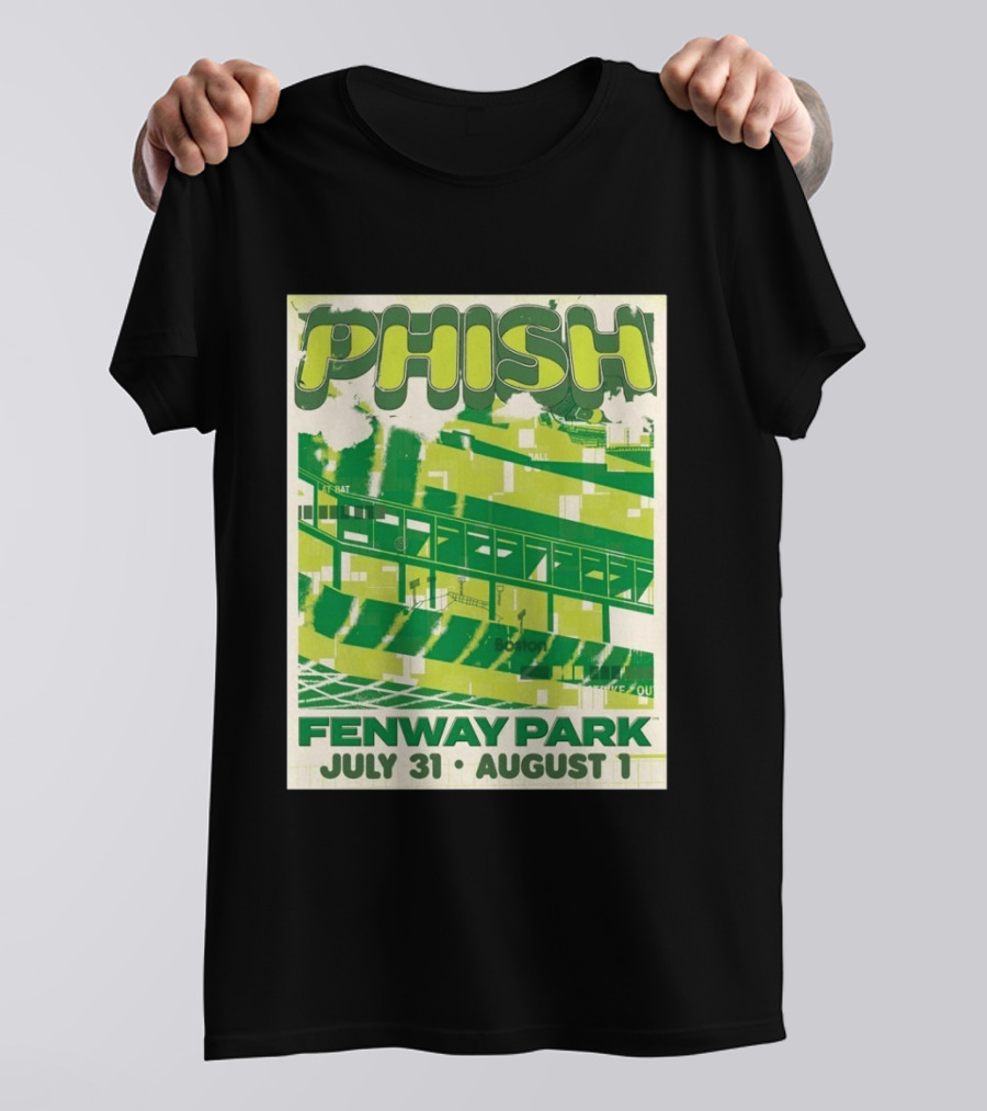 Phish Fenway Park Boston July 31 August 1 Event 2026 T-Shirt