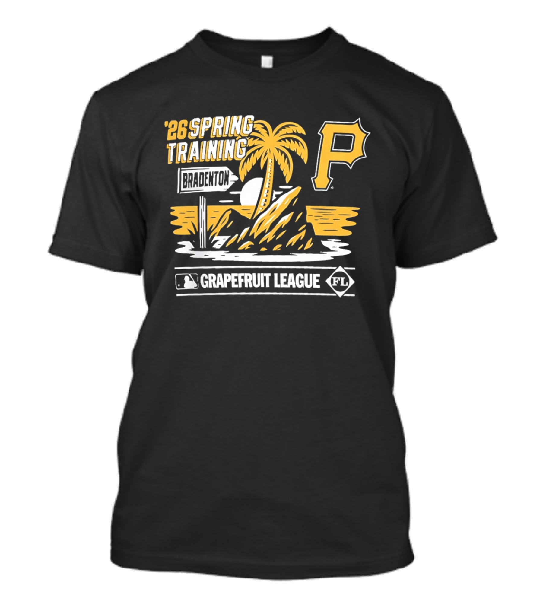 2026 Spring Training Bradenton Pittsburgh P Grapefruit League MLB FL T-Shirt