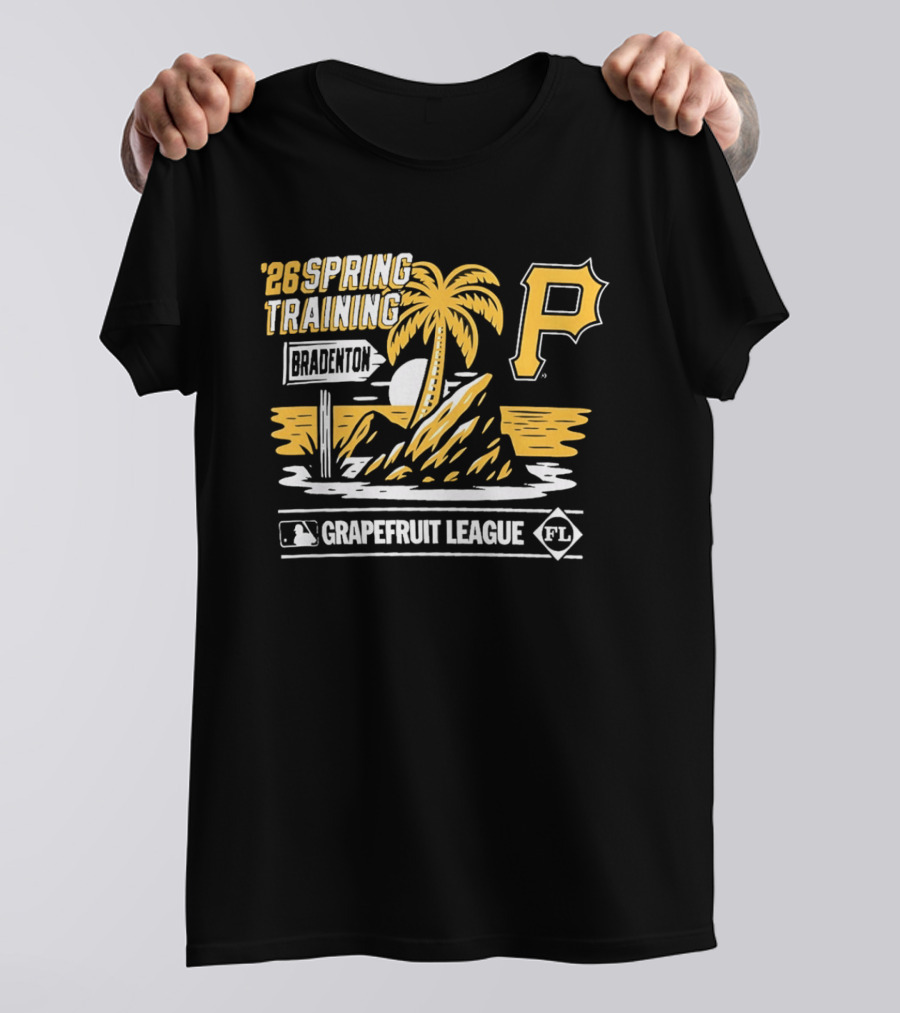 2026 Spring Training Bradenton Pittsburgh P Grapefruit League MLB FL T-Shirt