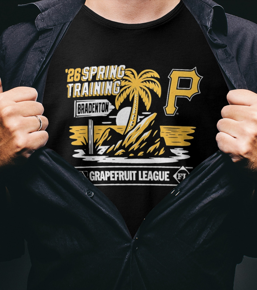 2026 Spring Training Bradenton Pittsburgh P Grapefruit League MLB FL T-Shirt