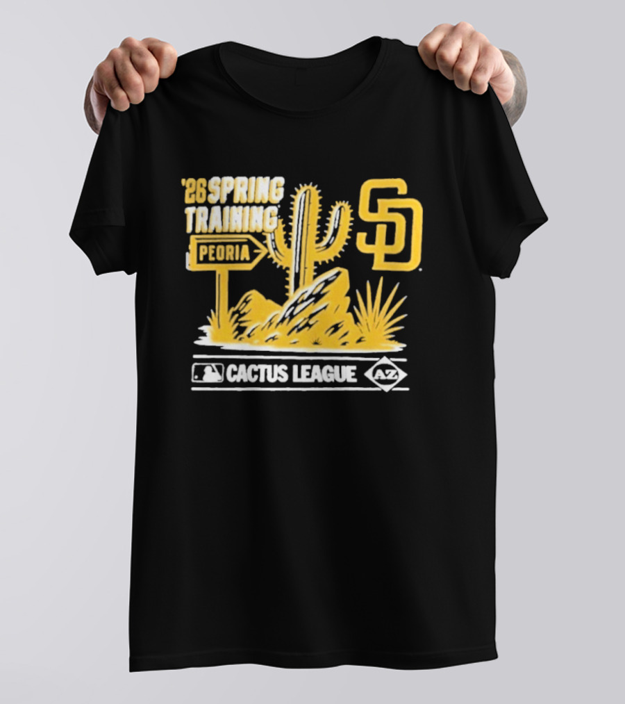 San Diego Padres 2026 Cactus League Spring Training Peoria MLB T-Shirt
