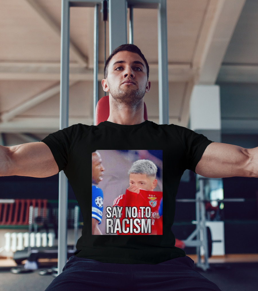 Say No To Racism Prestianni Benfica Soccer Awareness T-Shirt