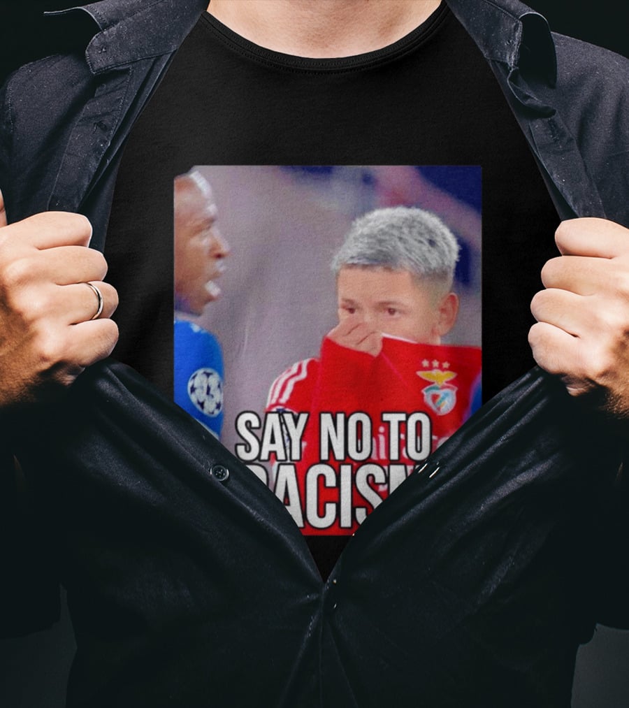 Say No To Racism Prestianni Benfica Soccer Awareness T-Shirt